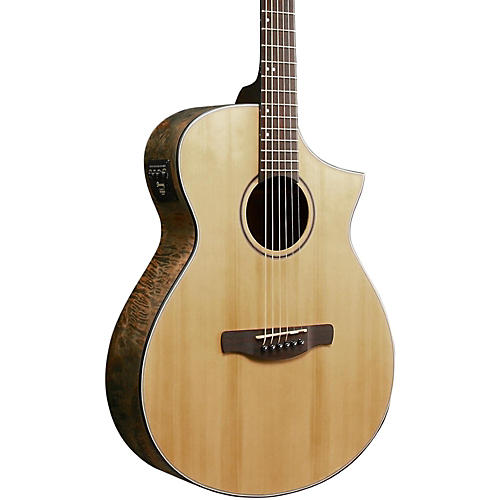 AEW Series AEWC24MBLG Maple Burl Acoustic-Electric Guitar