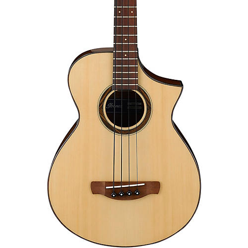 Ibanez AEWB32 Short-Scale Acoustic-Electric Bass Gloss Natural