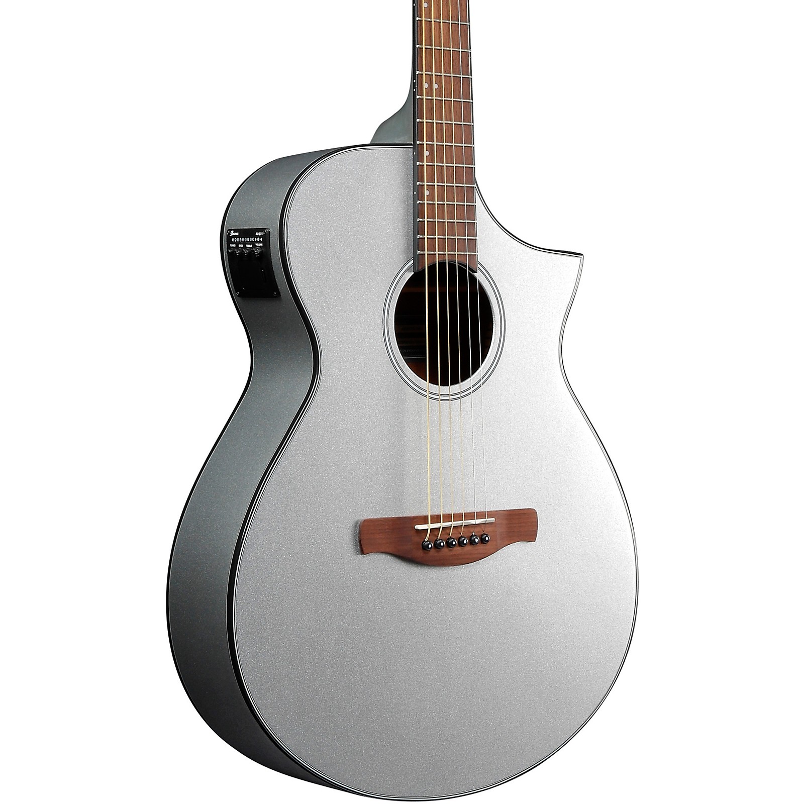 Ibanez AEWC10 AcousticElectric Guitar Silver Musician's Friend