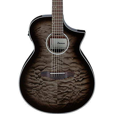 Ibanez AEWC16QA Auditorium Acoustic-Electric Guitar -
