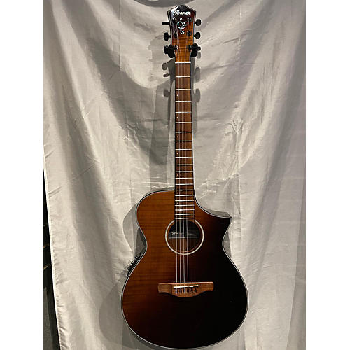 Ibanez AEWC32FM Acoustic Electric Guitar Amber Sunset Fade