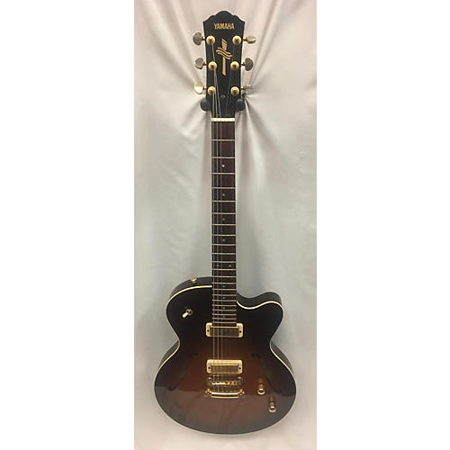 Yamaha AEX 520 Hollow Body Electric Guitar Tobacco Burst