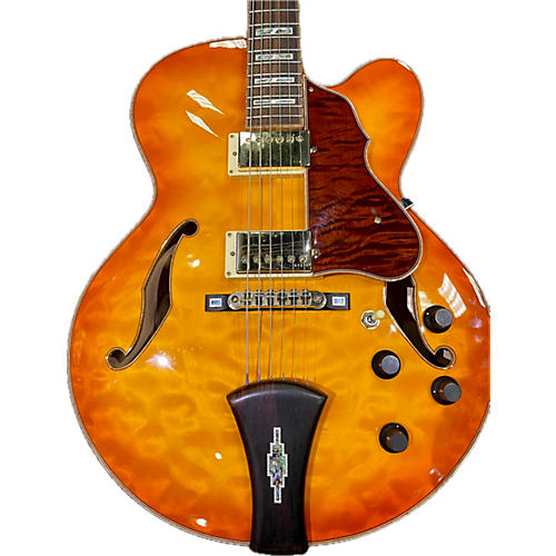 Ibanez AF120 Hollow Body Electric Guitar Orange