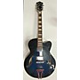 Used Ibanez AF75 Hollow Body Electric Guitar Trans Blue