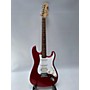 Used Squier AFFINITY STRAT HSS Solid Body Electric Guitar Candy Apple Red