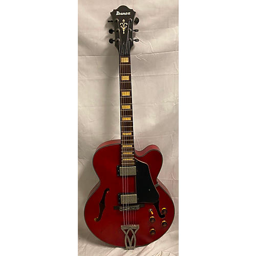 Ibanez AFV10a Hollow Body Electric Guitar red relic'ed