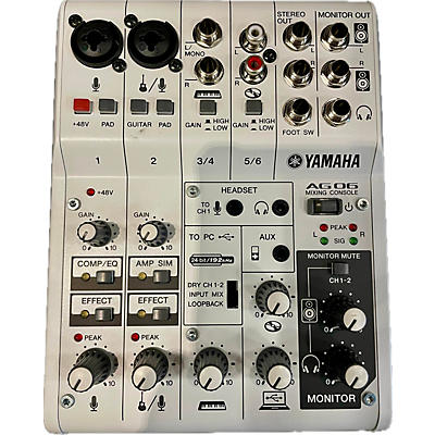 Yamaha AG 06 Unpowered Mixer