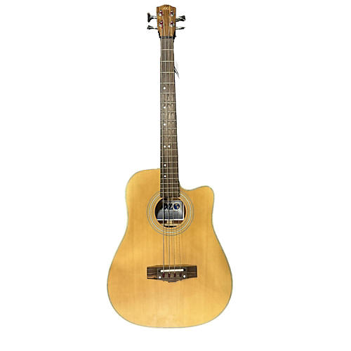 AXL AG-700-BC Acoustic Bass Guitar Natural