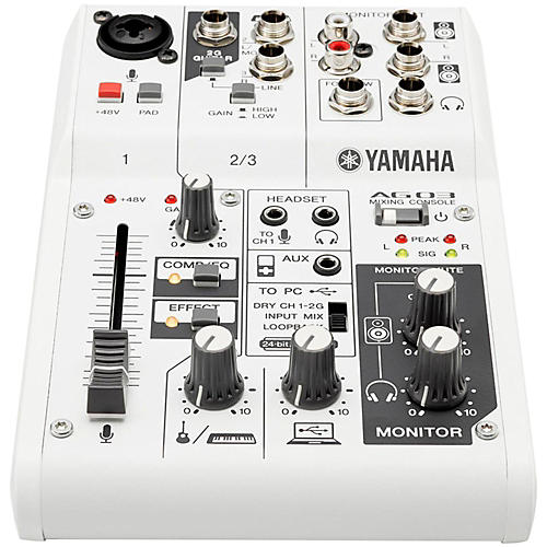 Yamaha AG03 3-Channel Mixer/USB Interface For IOS/MAC/PC Condition 2 - Blemished  194744848810