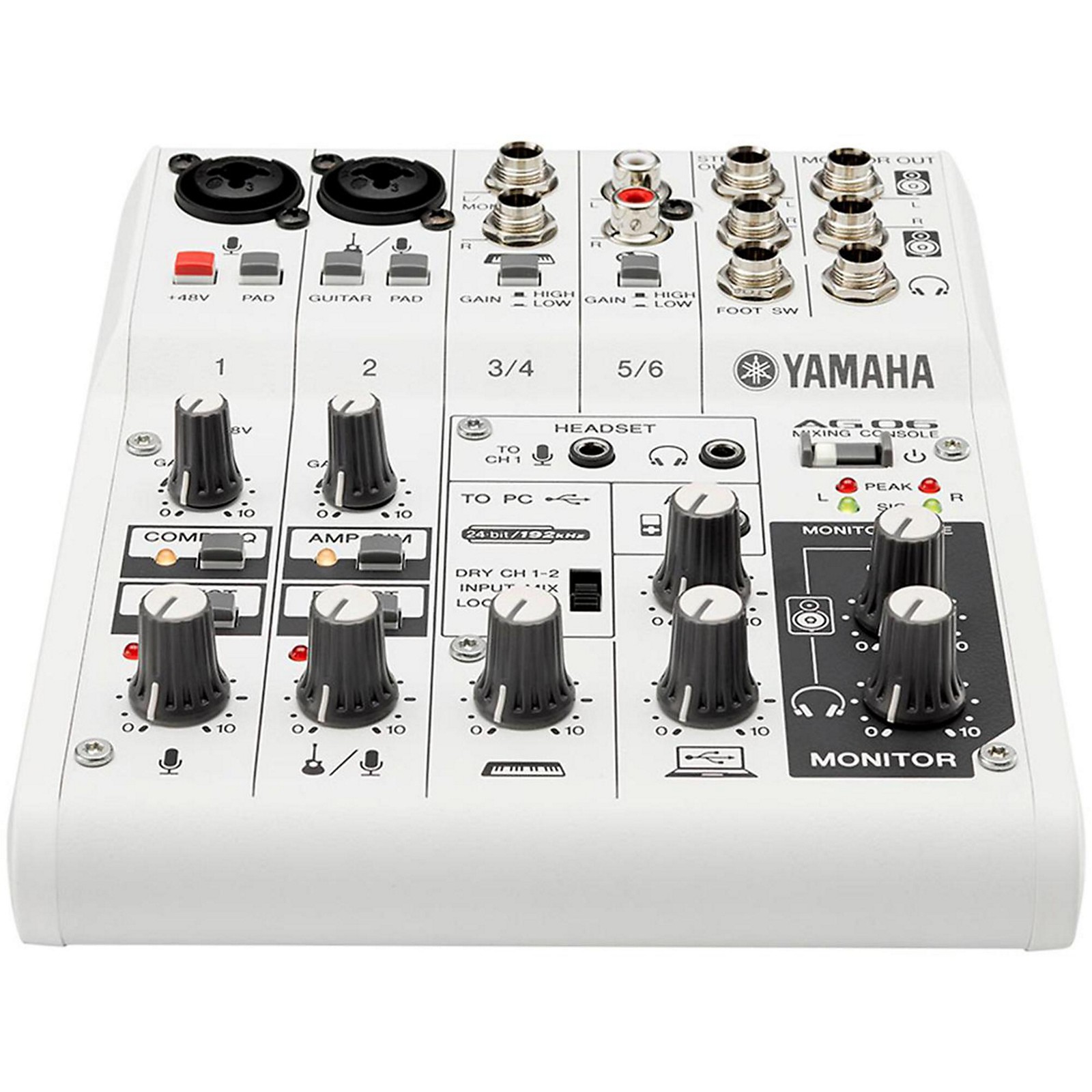 Yamaha Ag06 6 Channel Mixer Usb Interface For Ios Mac Pc Musician S Friend