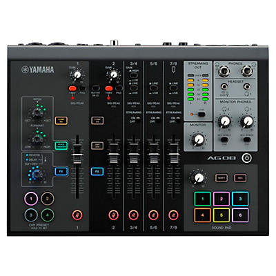 Yamaha AG08 8-Channel Mixer/USB Interface for Mac/PC