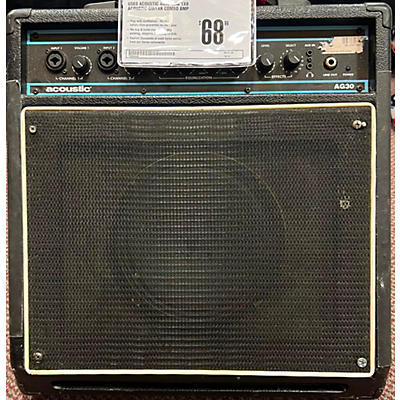 Acoustic AG30 30W 1X8 Acoustic Guitar Combo Amp