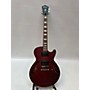 Used Ibanez AGS83BZ Hollow Body Electric Guitar Trans Red