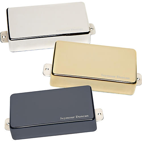 Seymour Duncan AHB-1 Blackouts Humbucker Set with Metal Covers Condition 1 - Mint Gold