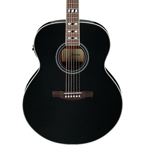 Ibanez AJ70M1E Jumbo Acoustic-Electric Guitar Black