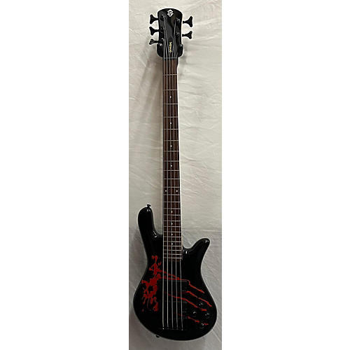 Spector ALEX WEBSTER LEGEND5 Electric Bass Guitar BLACK WITH RED DRIP