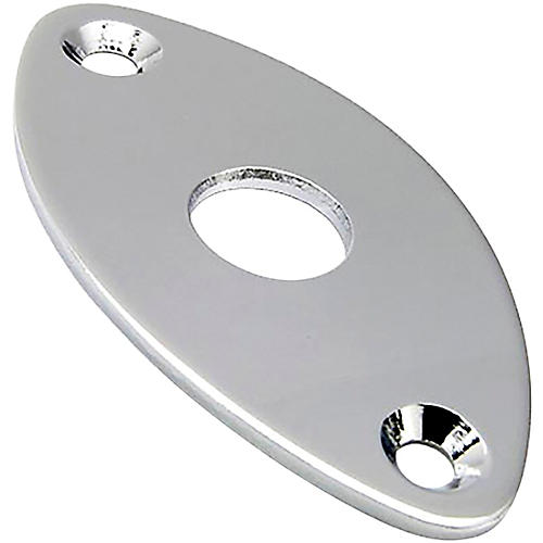 Allparts ALLPARTS AP0615-010 / AP615 EDGE MNT JACK PLATE CHR