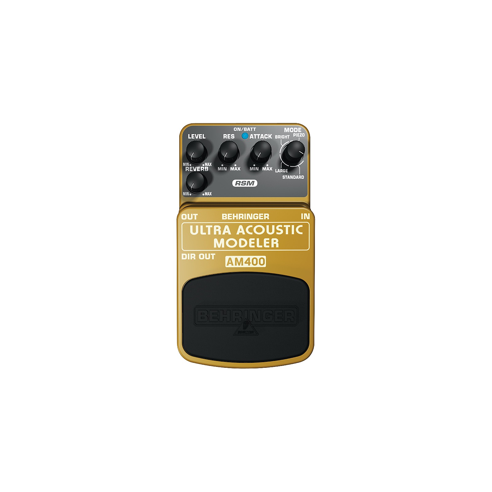 Behringer AM400 Ultra Acoustic Modeler Guitar Modeling Effects Pedal Musician's Friend