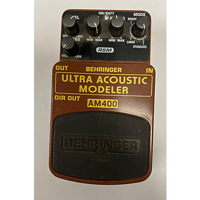 Behringer AM400 Ultra Acoustic Modeler Guitar Modeling Pedal