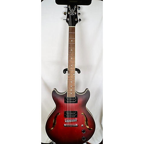 Ibanez AM53 Hollow Body Electric Guitar Trans Red
