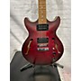 Used Ibanez AM53 Hollow Body Electric Guitar Wine Red