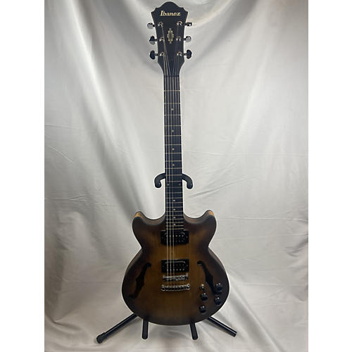 Ibanez AM73B Archtop Hollow Body Electric Guitar Flat Tobacco