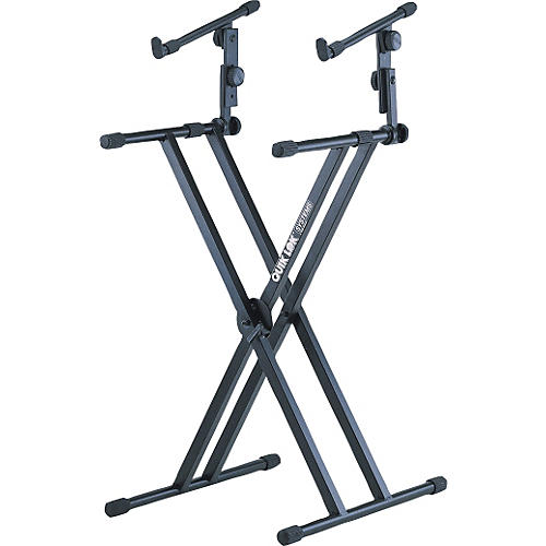 QUIK LOK AMS-QL-642 Two-Tier Heavy-Duty X Keyboard Stand