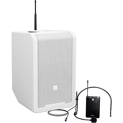 LD Systems ANNY 8 Portable 8" Battery-Powered Speaker With Wireless Headset Mic, Pure White