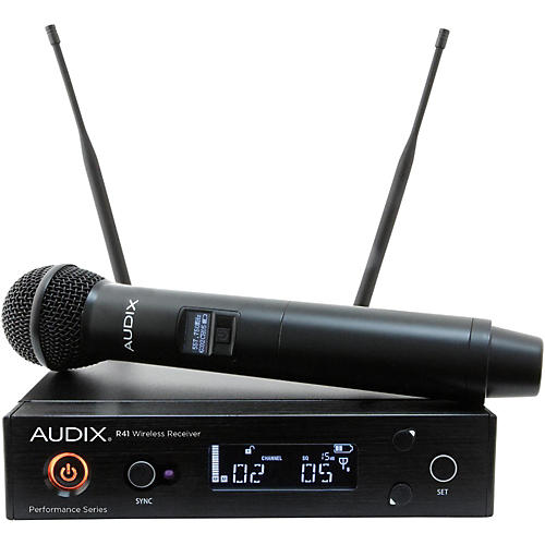 AP41 OM2 Wireless Microphone System - R41 Diversity Receiver With H60/OM2 Handheld Transmitter