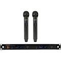 Audix AP42 OM5 Dual Handheld Wireless Microphone System with R42 Two Channel Diversity Receiver and Two H60/OM5 Handheld Transmitters Band ABand B