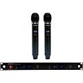 Audix AP42 VX5 Dual Handheld Wireless Microphone System With R42 2-Channel Diversity Receiver and 2 H60/VX5 Handheld Transmitters Band ABand B