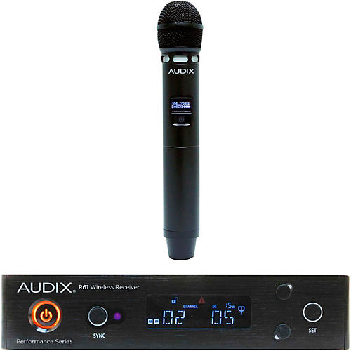 Audix AP61 VX5 Dual Handheld Wireless Microphone System with R61 True Diversity Receiver and H60/VX5 Handheld Transmitter 522-586 MHz