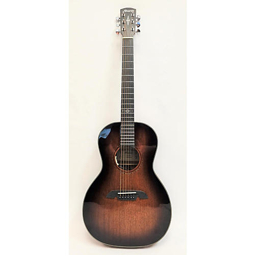 Alvarez AP660 Parlor Acoustic Electric Guitar dark sunburst