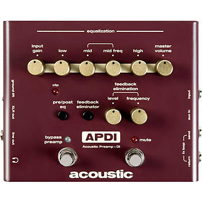 Acoustic APDI Acoustic Preamp + D.I. Pedal