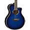 APX500III Thinline Cutaway Acoustic-Electric Guitar Level 2 Oriental Blue Burst 888365781624