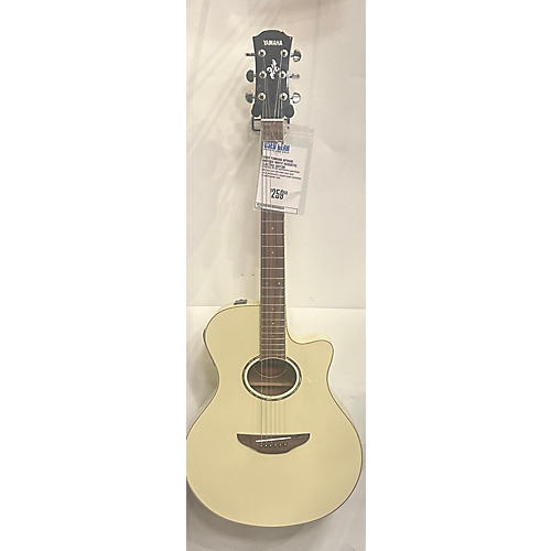 Yamaha APX600 Acoustic Electric Guitar Antique White