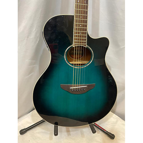 Yamaha APX600 Acoustic Electric Guitar Blue