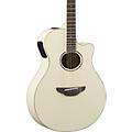 Yamaha APX600 Thinline Acoustic-Electric Guitar - BlackVintage White
