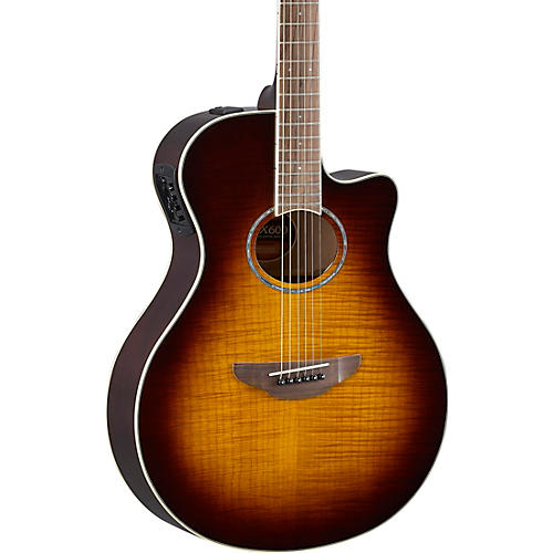 Yamaha APX600FM Acoustic-Electric Guitar Condition 2 - Blemished Tobacco Brown Sunburst 197881164058