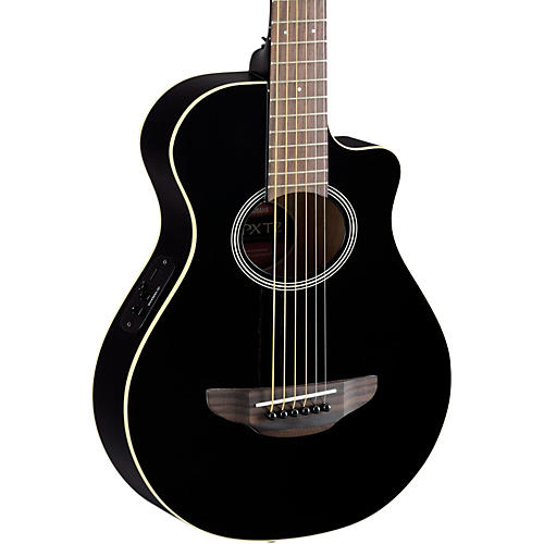 Yamaha APXT2 3/4 Thinline Acoustic-Electric Cutaway Guitar Black