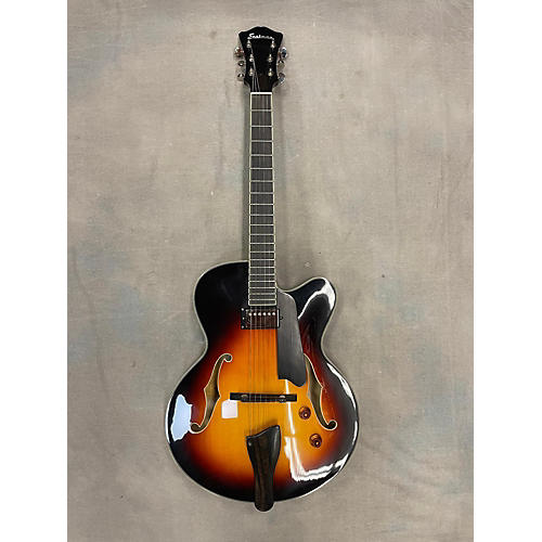 Eastman AR503CE Hollow Body Electric Guitar Tobacco Sunburst