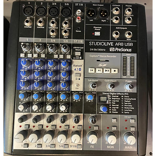 PreSonus AR8 USB Unpowered Mixer