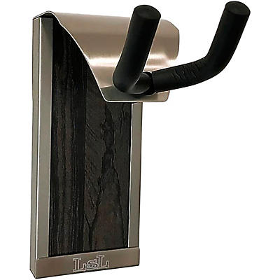 LsL Instruments ARC Guitar Hanger - Silver-Weathered Acacia