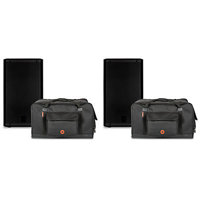 RCF ART-912A Powered Speaker Pair With Road Runner Bags