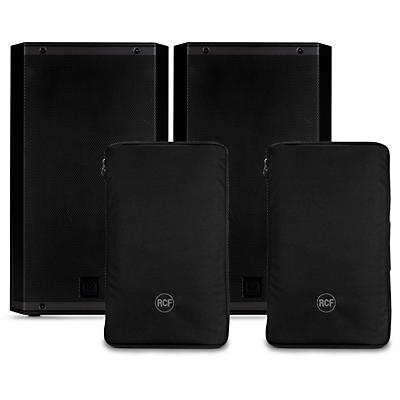 RCF ART 945-A 15" Powered Speaker Pair With Covers