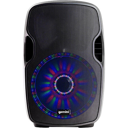 AS-08BLU-LT 8 in. Powered Speaker with LED Lights