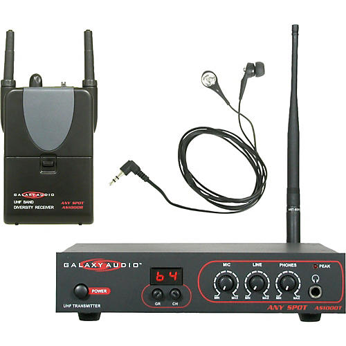 AS-1000 Any Spot Wireless In-Ear Personal Monitor System