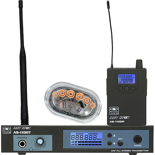 AS-1106 UHF Wireless Personal Monitor System