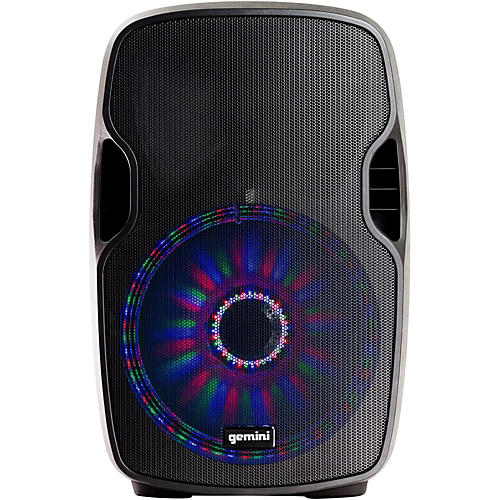 AS-12BLU-LT 12 in. Powered Bluetooth Speaker with LED Lights