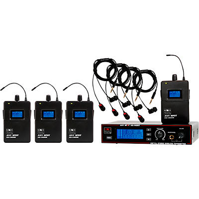 Galaxy Audio AS-1400-4 Wireless In-Ear Monitor Band Pack System